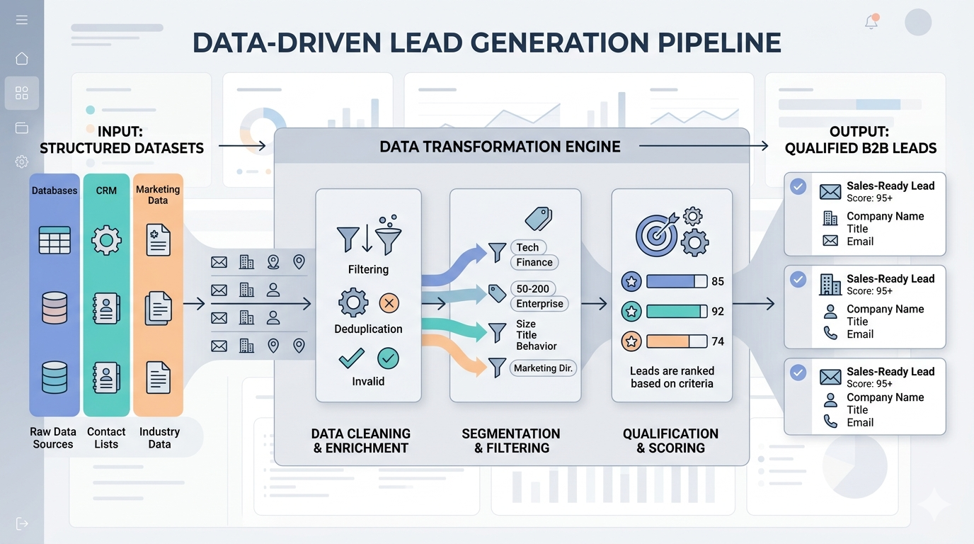 Manual Data-Driven Lead Generation Strategies for Cold Leads